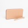 Women's wallet with a zipper, with a pen, beige color