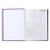Deliciper of Leduced A5, 160 sheets, boumvinyl cover, lilac