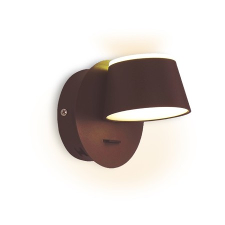 LED lamp wall -mounted with a switch on the Ambrella Light, Wall, FW168, LED, 10 W, 700LUM, 4200K, Coffee color, sand