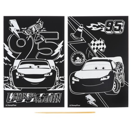 Engraving with a rainbow base, 10*15cm "Cars"-1