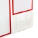 Information stand “Consumer Corpourine” 3 pockets (1 flat A4, 1 flat A5, 1 volumetric A5), red color