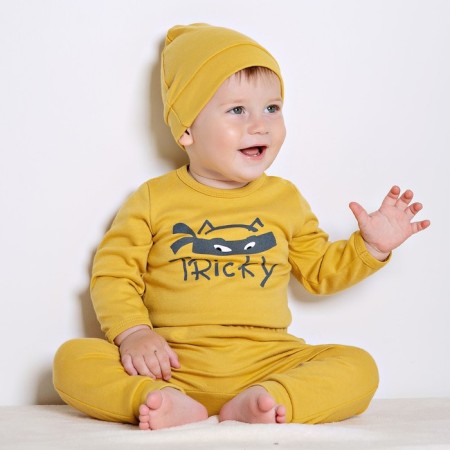 Children's hat bossa nova “Smile”, height 68 cm, yellow color