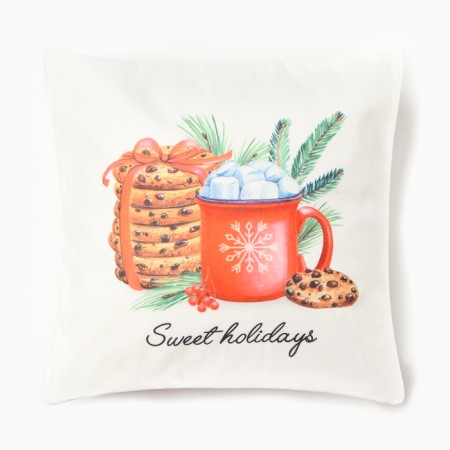 Czech on the pillow Ethel "Sweet Holyidays", 40*40 cm, 100% polyester, velor