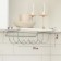 Suspended shelf for bottles, chrome, 33 × 31.5 × 13 cm