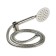 Bath mixer Zein Z3733, two-welfare, S-shaped lungs 27 cm, watering can, hose, satin
