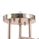 Ceiling chandelier "Natalie" 3x40W E27 Color: Gold
