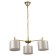 Chandelier 1092/3GD 40W E27 gold 60x60x36-76 cm Bayerlux