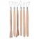 Set of wooden stacks "Sonnet", 6 pieces, 20 cm, with a loop