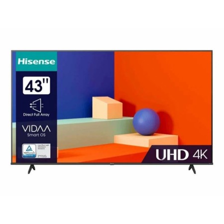 TV HISENSE 43A6K, 43 ", 3840x2160, DVB-T2/C/S2, HDMI 3, USB 2, Smart TV, black