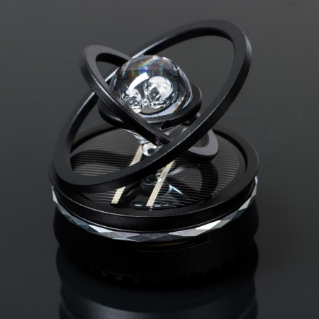 The accessory on the panel, gravitational rings, rotates from the sun, galaxy, black-1