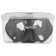 ONLYTOP diving mask with a camera mount, black color