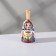 A bell with a pen "Matryoshka" 8 cm, small, ceramics,