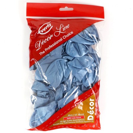 Latex ball 12 ", chrome, set of 50 pcs., Coteter color-1