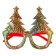 Carnival glasses "Christmas trees"