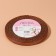 Brocade tape, 6 mm, 23 ± 1 m, pink color No. 014