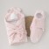 Set for discharge Winter Kinderlitto "Bear", 5 items, height 56-62 cm, light pink color