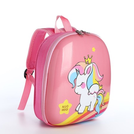 Baby backpack on lightning, pink color-4
