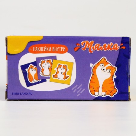 Mick Antistress Perenochka "cat" with stickers, with sand-10