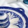 Equipment stand "Eastern Railway", Gzhel, Porcelain, 25x11 cm