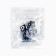 A set of cubes for D&D (Dungeons and Dragons, DND) "Game time", Series: D&D, 7 pcs, blue-blue