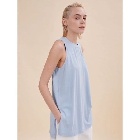 Female T -shirt, size XS, blue color-1