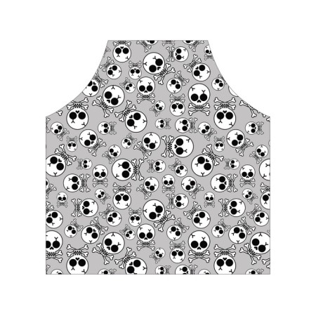 Apron of a kitchen with a photo print "Dangerous incident", adjustable, size OS-2