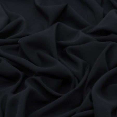 Payer cumplain fabric is smooth -colored, width 150 cm, black color