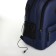 Youth backpack, 2 lightning departments, external pocket, with USB, blue color
