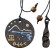 Autonomane "Shaman with a tambourine" cedar, a satellite amulet, mix