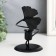 Summary Metal per 1 candle "Ginkgo sheet" d-2.5 cm black 9x9x13.5 cm