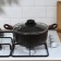 Forever pan, 3.5 l, d = 22 cm, removable handles, glass cover, anti -stick coating, black color
