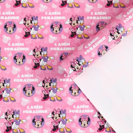 Packaging paper, 70x100 cm, Minnie Mouse-3
