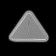 Reflective thermonacle "triangle", 7.3 × 5.5 cm, color gray color