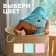 Lovelife towel "friend", col. Blue, 80x80 cm, 100% PE, microfiber 280 g/m2