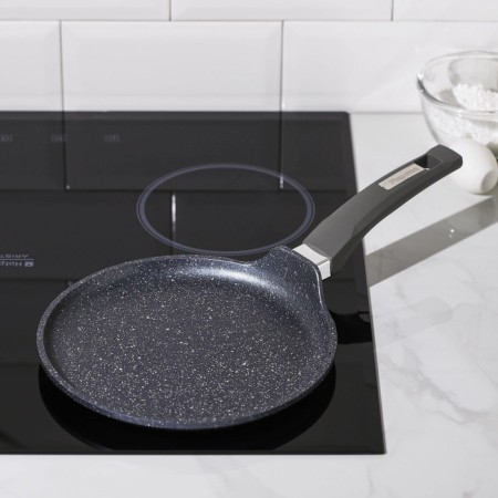 Pancake pan “granite”, d = 22 cm, plastic pen, anti -stick coating, gray color-5