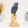 Figure "Bird on the hemp" 40x10x16cm, color