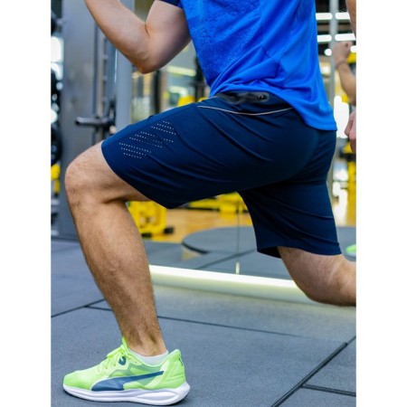 Male sports shorts, size 52, dark blue color-5