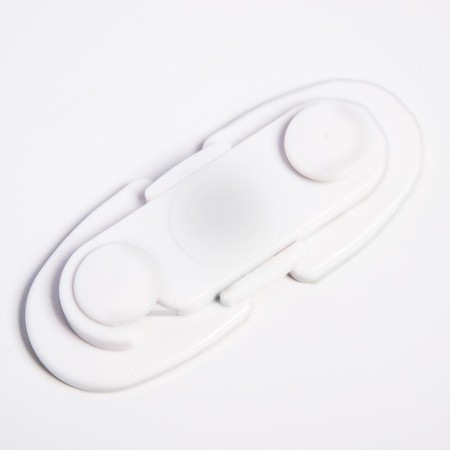 Cabinet doors lock, white color-3