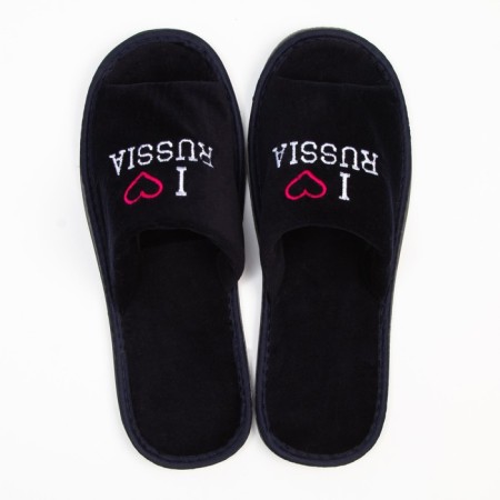 Male slippers, the color is dark blue, size 40-1