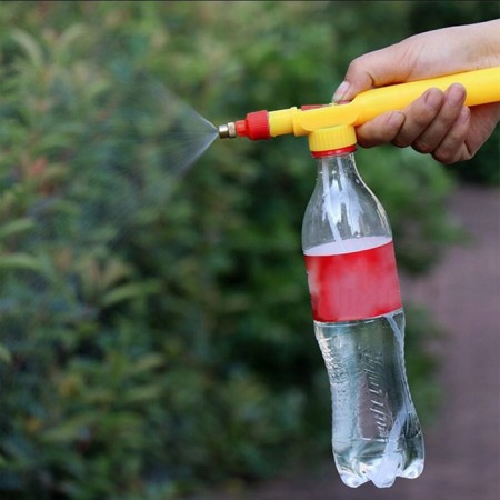 Sprayer manual, length 29 cm, with a thread for a spray gun/bottle, plastic, Greengo-7