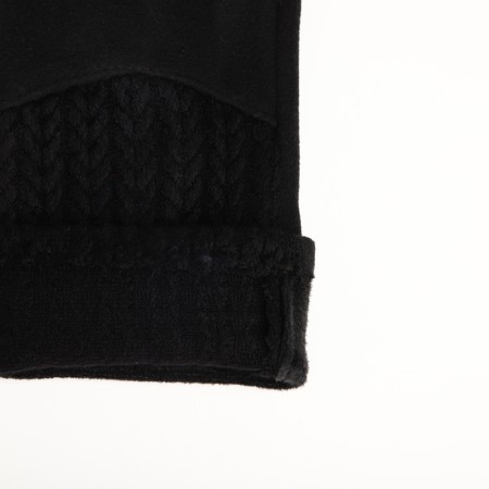 Gloves are female, dimensionless, without insulation, black color-3