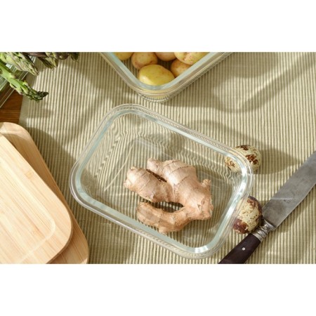 Smart Solutions baking and storage container, with bamboo lid, 370 ml-5