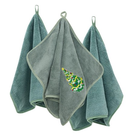 Set of towels "Christmas tree", size 30x50 cm, 3 pcs-1