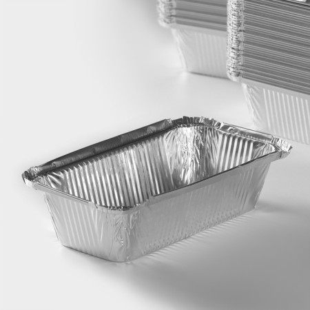Foil uniform for baking and baking of the deed, 19.8 × 10.3 × 5.5 cm, 620 ml-2