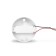 The base of Ambrella Track System GL7021 for the installation of a single -phase lamp, white color
