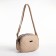 Bag Women's Cross-Bodi with a zipper, beige color