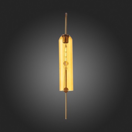 Wall lamp ST LUCE. SL1145.391.01. Callana. 1x60 watts, E27, 10x78 cm, brass color-7