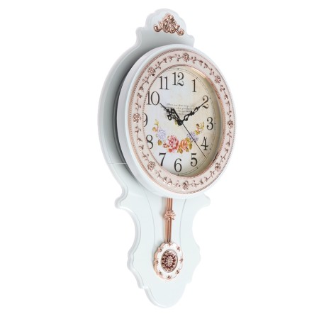 Watching interior watches with a pendulum, 2 batteries, 56 x 30 x 28 cm, D-20 cm, white-1