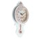 Watching interior watches with a pendulum, 2 batteries, 56 x 30 x 28 cm, D-20 cm, white