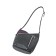 Bag bag claim. Kozh, lightning department, black/brown color 25x15x27cm